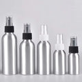Factory Custom 120ml 4oz Luxury Silver Aluminum Mister Spray Bottle for Face Oil & Perfume/Cosmetic Bottles Packaging