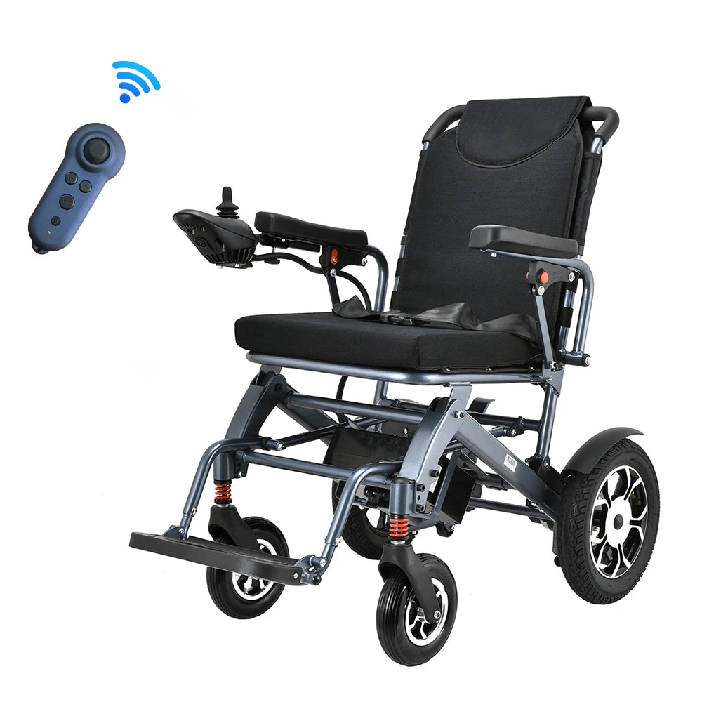 Motorized Electric Aluminum Wheel Chair Automatic Portable Light Weight Joystick Electric Power Wheelchair for Elderly Disabled