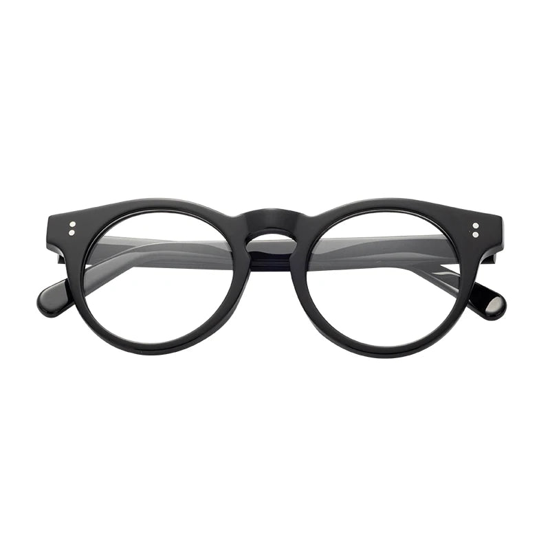 Vintage Classic Round Custom Logo Thick Acetate Diamond Face Shape Glasses for Reading