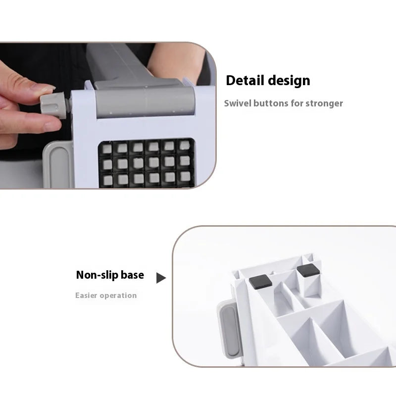 Customizable Color French Fry Machine Multifunctional Plastic Potato Strip Cutter & Vegetable Chopper Manual French Fries Knife