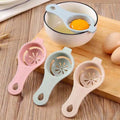 Separate Spoon Wheat Straw Egg Yolk White Separator Kitchen Cooking Baking Tool