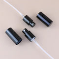 Black Luxury Cosmetic Aluminum Perfume Fine Mist Sprayer Pump Skin Care Mist Sprayer Pump with Cap 18/415