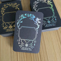 Customizable Business Cards with Holographic Foil Printing 4C+4C CMYK Pantone Letterpress on Duplex Board Custom Size