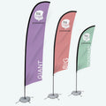 Double-sided Printing Advertising Feather Flags Personalized Premium-Quality  Beach Flag with Spike
