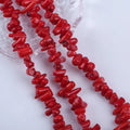 Zhuji 7-Inch Natural Red Coral Rough Stick Branches Beads Polished Wholesale Price Jewelry MegaBDM