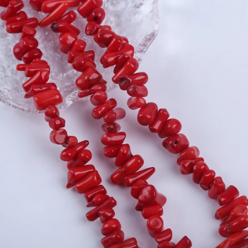 Zhuji 7-Inch Natural Red Coral Rough Stick Branches Beads Polished Wholesale Price Jewelry MegaBDM