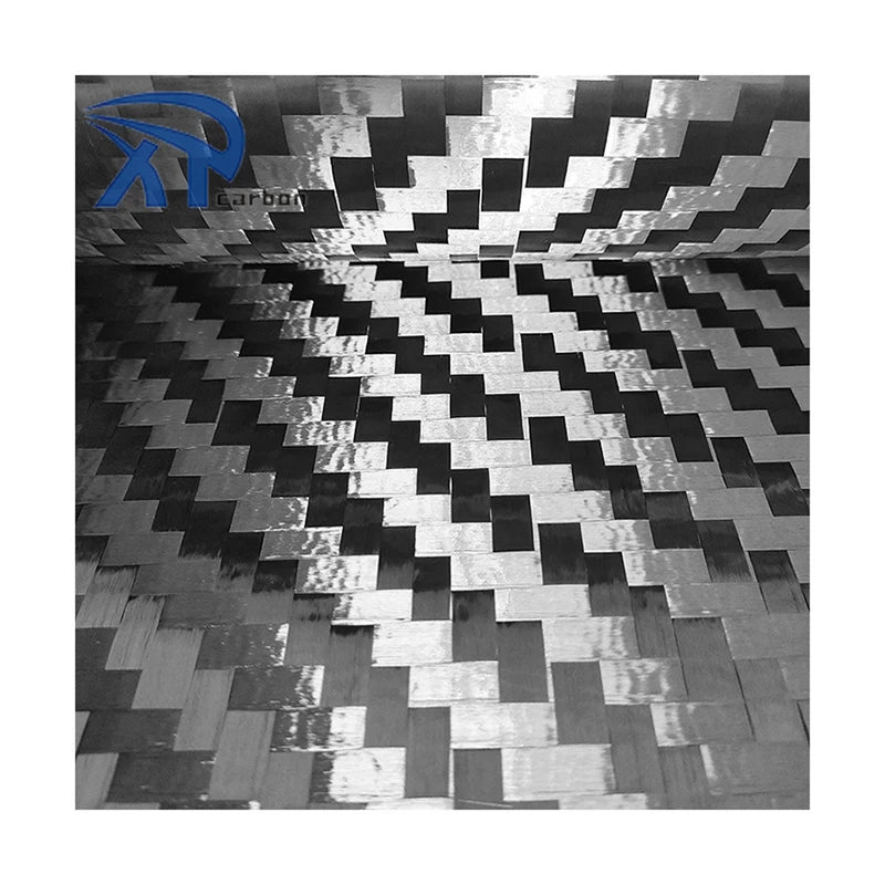 Conductive Spread Tow 12K Twill 8*16mm Carbon Fiber Roll 200gsm