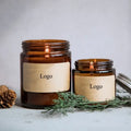 Wholesale Empty Matte Finished Candle Vessels 10oz Matte Black Glass Candle Jars with Wooden Lids