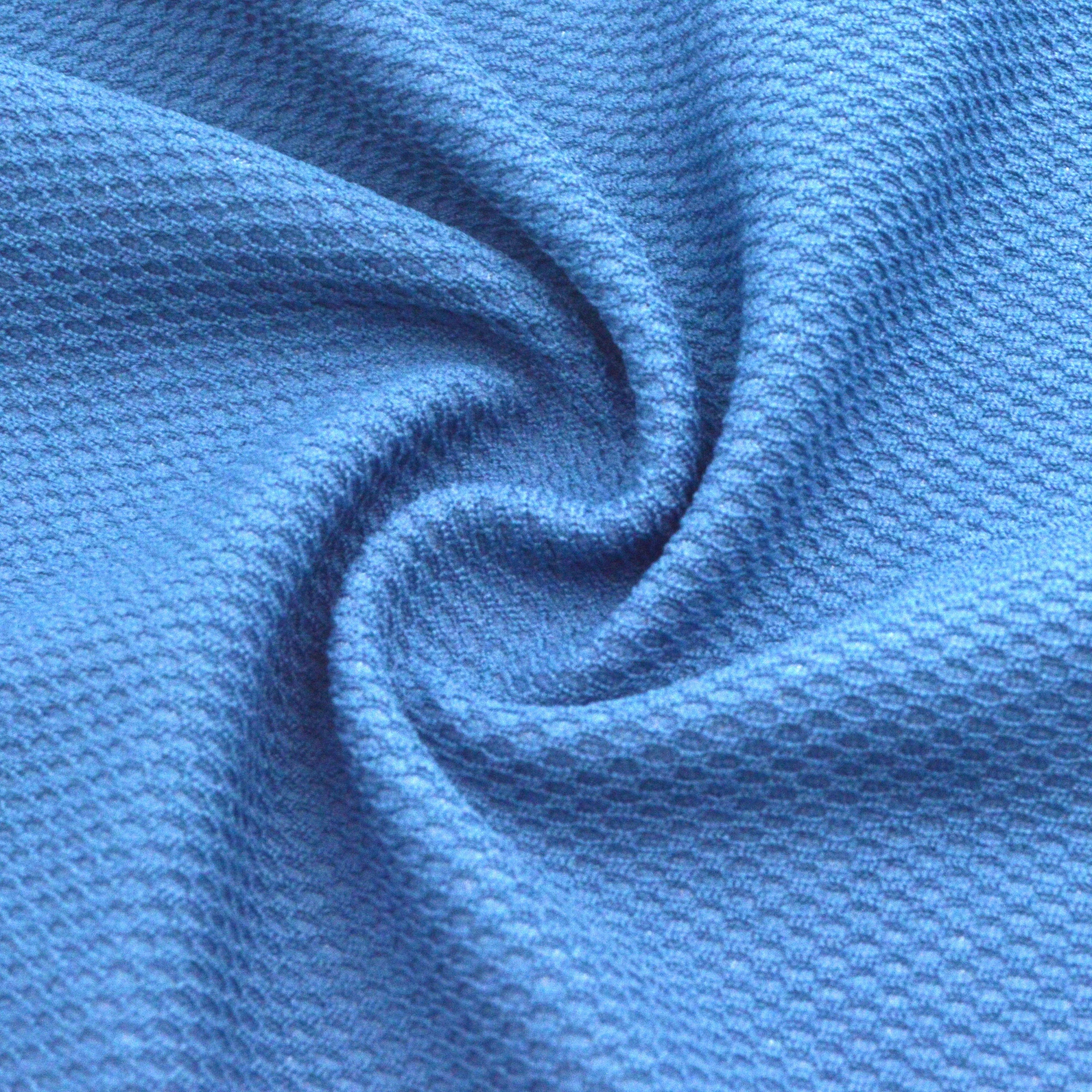 Knitted Inner Dry Mesh Fabric 57% Polyester 43%polypropylene Quick Dry Breathable for Clothing