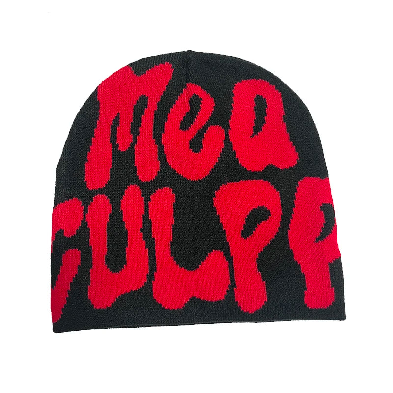 Custom Oversized Jacquard Beanie Hat for Men Women High Quality 100% Acrylic Knitted with Dot Bows Pattern for Winter Beach