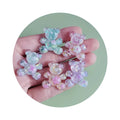 100Pcs 23*27MM Mini Resin Gummy Bear Flatback Cabochon Crystal Bear Slime Charm Beads for DIY Craft Jewelry Making  Decor