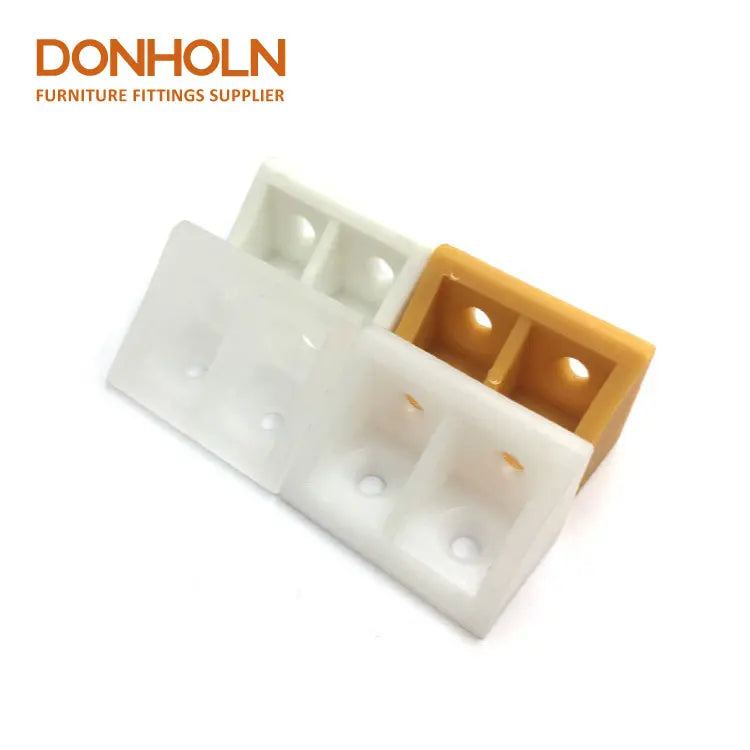 AC6020 Modern Plastic Joint Connectors L Shaped Angle Bracket Corner Support Brackets for Furniture