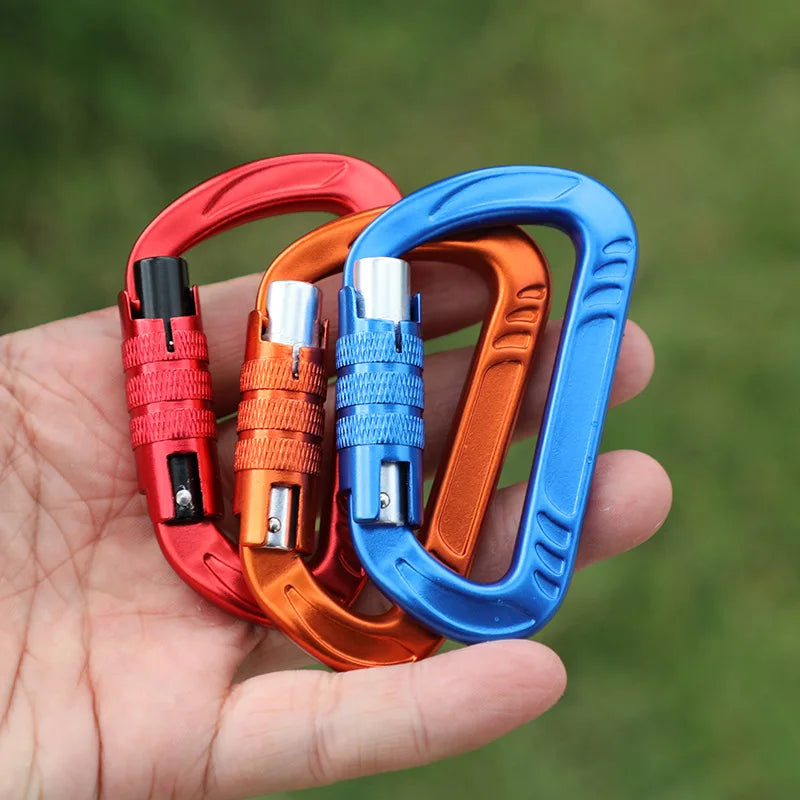 Aluminum Carabiner Clip Climbing/Hiking/Camping Multi-Purpose Gear Hook