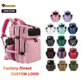 Selection Custom Logo Oem Nylon 45L Black Pink Tactical Workout Outdoor Range Molle Backpack Cordura Bag 900D 45 Liters