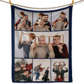 Custom Photo DIY Sublimation Printed Blankets 3D Photo Digital Printing Blanket With 9/13/14 Printable Panel
