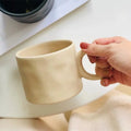 Drop Shipping Northern Mugs Ins Style Large Capacity Irregular Large Earrings Mugs Girls Creative Couples Ceramic Cups Mug