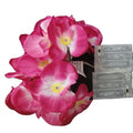 Outdoor Waterproof LED Battery Operated Orchid Flower fairy String Light for Weddinggardenhotelpartydecoration