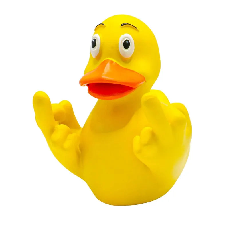 Funny Resin Middle Finger Duck Home Statue  Mini Duck Garden Decoration Housewarming Handmade Artware Gift