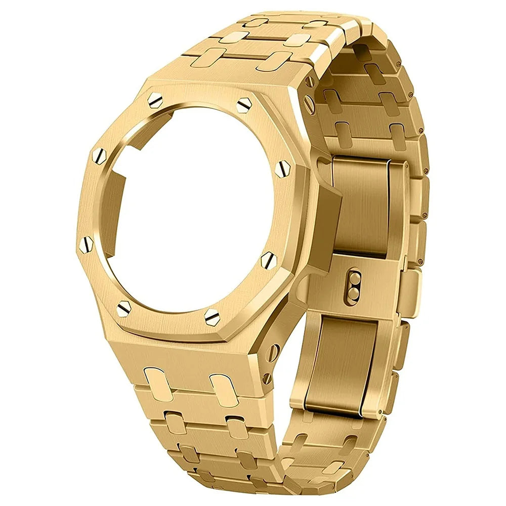 Watch Case for Ga2100 Modification Kit Stainless Steel Watch Bands Mod Kit for Ga2100 4th Generation Watch Straps