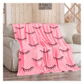 Wholesale Luxury Make up Tool  Private logo Flannel Flano Eyelash Printed Design Lash Blankets