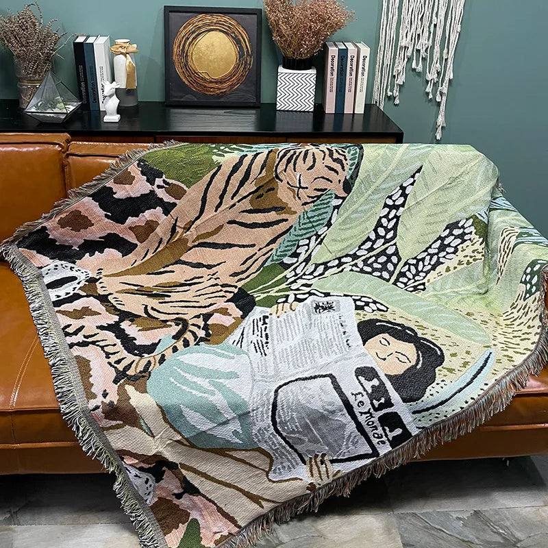 Personalized Blanket With LOGO Custom PHOTO Makes the Perfect Gift for People Custom Cotton Throws Blankets