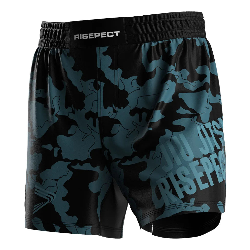 Quick Dry Men's Gym Shorts Mid-Thigh Length Unrestrict Movement Hidden Drawstring Breathable for Summer Intense Training