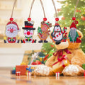 DIY Diamond Painting 5PCS Christmas Card Pendant Special Drill Shaped Rhinestone Diamond Home Decoration Ornament Kits