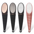 Felice Colossal Horn Shape Foot File & Rasp Callus Remover with Glass and Metal Materials Rose Gold & Black 22.5x5cm