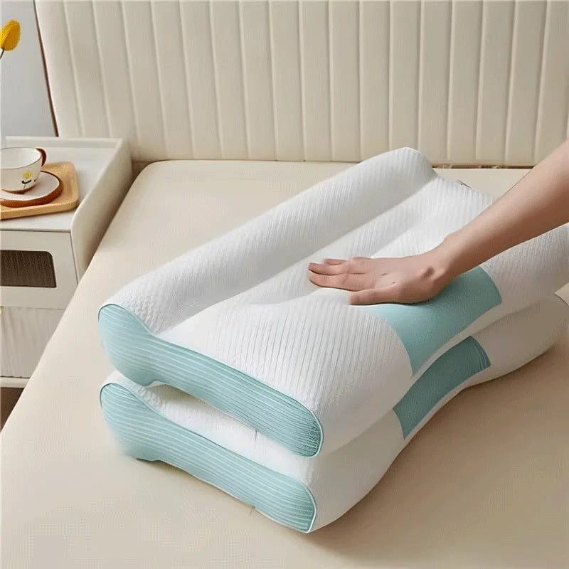 Breathable Ergonomic Sleeping Cervical and Shoulder Pain Relief Orthopedic Memory Foam Bed Pillows