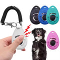 Hot Sale Rich RICH-A002 Plastic & Stainless Steel Dog Training Clicker with Wrist Strap and Sound Stop Barking Agility Whistle