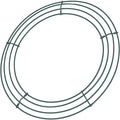 Hot Selling 12-Inch Dark Green Iron Wire Wreath Frame with 2.3mm Diameter for Christmas Party Decoration