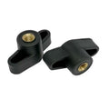 M4 M5 M6 M8 25#/37# T-Type Bakelite Wing Hand Tighten Nuts Plastic Head Butterfly Hand Knob Thumb Nut for Furniture Hardware