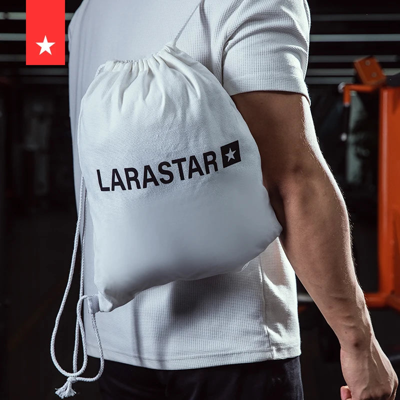 LS0030 Drawstring Pouch Cotton and Linen Backpack Portable Bag Light Weight