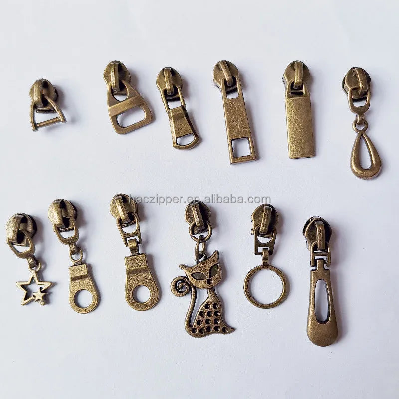 Different Pulls for #5 Nylon Zipper