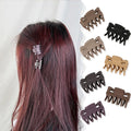 Women and Girls' Mini Hair Claw Clips Small Plastic Bang Clamps