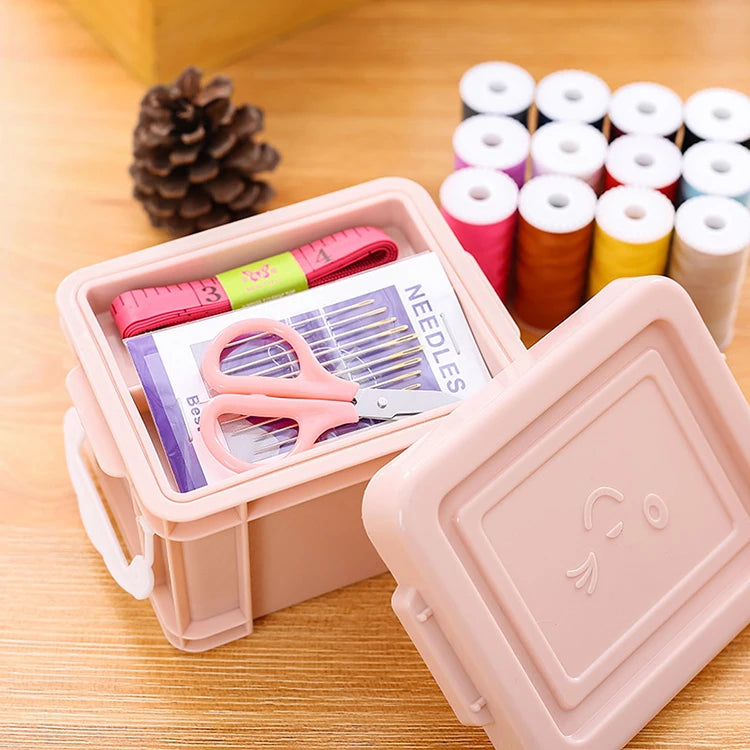 Manufacturer Wholesale Nordic Style Sewing Kit Thread Box Sewing Tool Storage Box Sewing Box Set