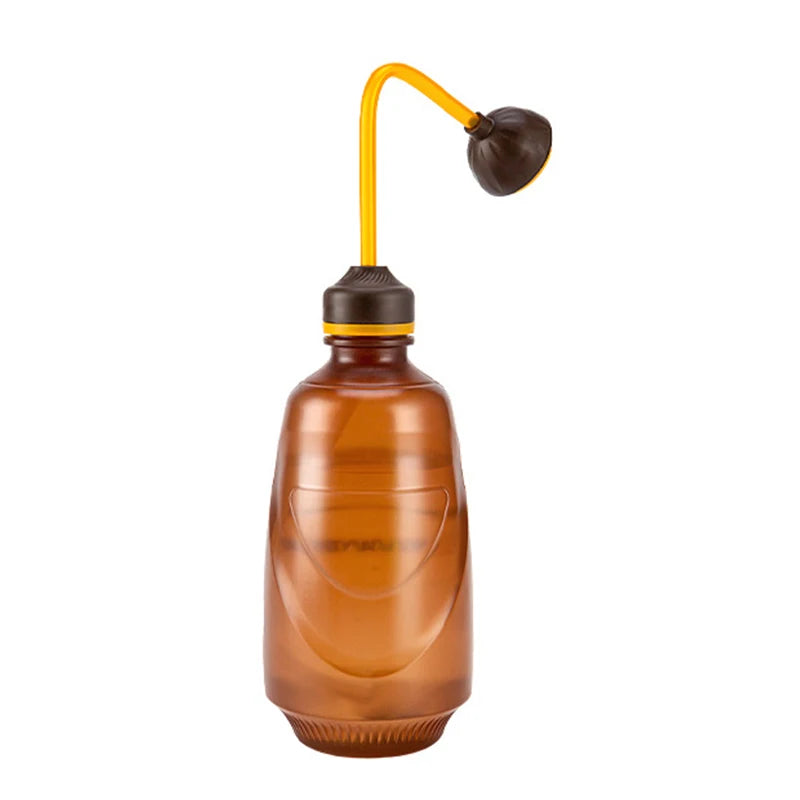 450ml 2-in-1 Handheld Dual Nozzle Plastic Watering Can with Gravity Ball for Garden or Office