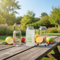500ml 17oz Soda Pet Pop Can for Soft Drinking with Aluminum Lid  the Transparent Bottle Round Cans Pet Cans with Easy Open Lid