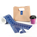 Take Away Food Delivery Tamper Evident Sealed for Packing Label Self- Adhesive Label Sticker Roll for Coffee Cup Restaurant