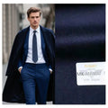 ELISABOT Italian Classic Style Brushed Face 350G/M 100% Merino Wool Worsted Wool for Wool Windbreaker