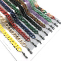 Trendy Design Eyewear Holder Fashion Acrylic Glasses Chain Anti-Slip Multi Color Necklace Chain for Sunglasses