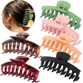 Wholesale Plastic Square Hair Clips Fashion Women Hair Clips Plastic Hair Claw Clip Pink Hairgrips for Girl Women