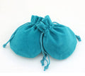 Custom Luxury for Fashion Bags Velvet Jewelry Pouch Turquoise Earrings Necklaces Gift Bag Small Charm Pouch