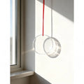 Crystal Pendant Ornament Polygonal Crystal Hanger Christmas Tree Decoration Festive Memorial Souvenir Transparent