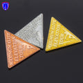 Triangle Translucent Enamel Pin Inspiration Photo Etched Soft Enamel Epoxy Pin for  Maximum Elite Elevation Tour