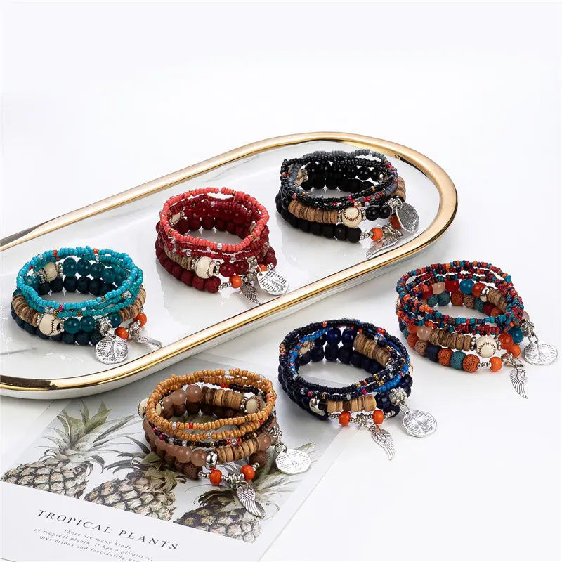 Stack Bracelets Jewelry Wholesale Pendant Charms Bracelet Designer Bulk Charms for Jewelry Making Elastic