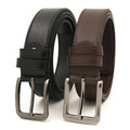 Classic Fashion Mens Pin Buckle Belt 33MM Alloy Wholesale PU Belts for Men YiWu LQbelt Factory Direct Sale