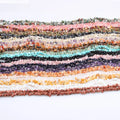 5mm~8mm Wholesale Garnet Aquamarine Irregular Semi-precious Natural Stone Beads Chips Gemstone  Chip Beads