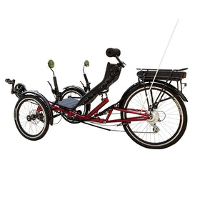 MOTRIKE Best Selling Leisure Affordable Adult Three Wheel Foldable Bicycle 500W Electric Recumbent Trike