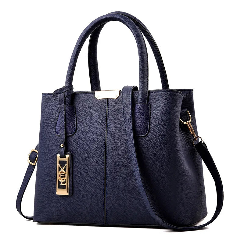 2024 European and American New Fashion Handbag Minimalist Mom's Bag Large Capacity One Shoulder Women's Bag